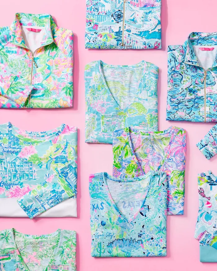 Lilly Pulitzer Finn Top Multi Lilly Loves Dc Women Tops