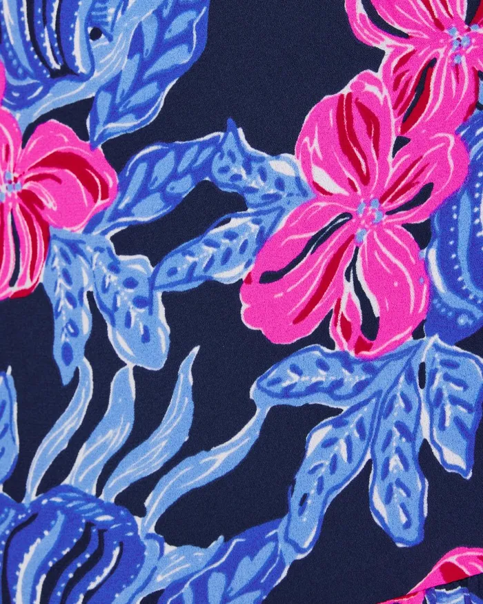 Lilly Pulitzer Gabriel Dress Low Tide Navy Its Ofishell Women Swing Dresses