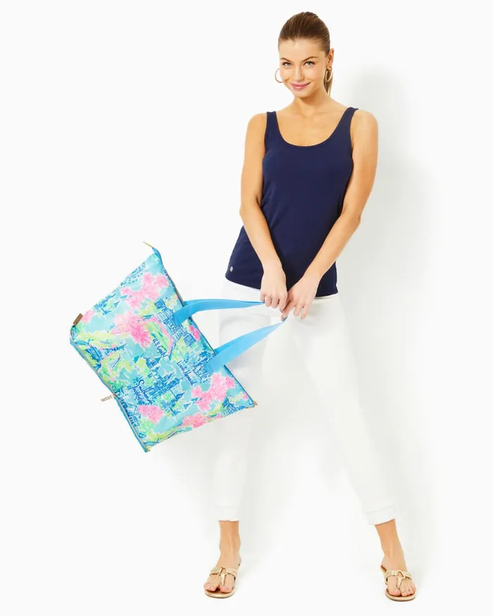 Lilly Pulitzer Getaway Packable Tote Multi Lilly Loves Dc Women Bags