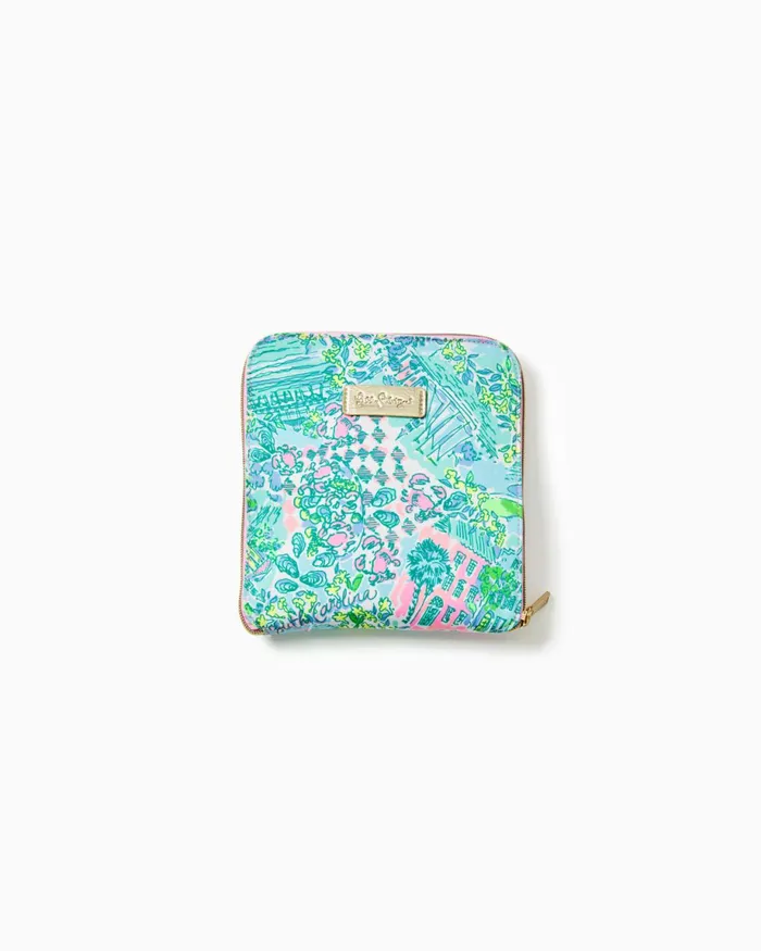 Lilly Pulitzer Getaway Packable Tote Surf Blue Lilly Loves South Carolina Women Bags
