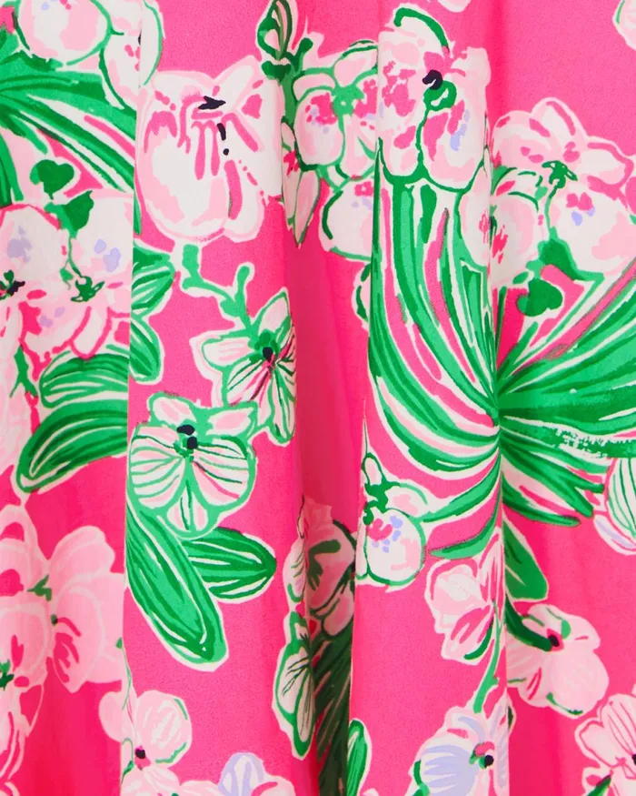 Lilly Pulitzer Girls Idala Cotton Dress Roxie Pink Worth A Look Girl Dresses and Rompers