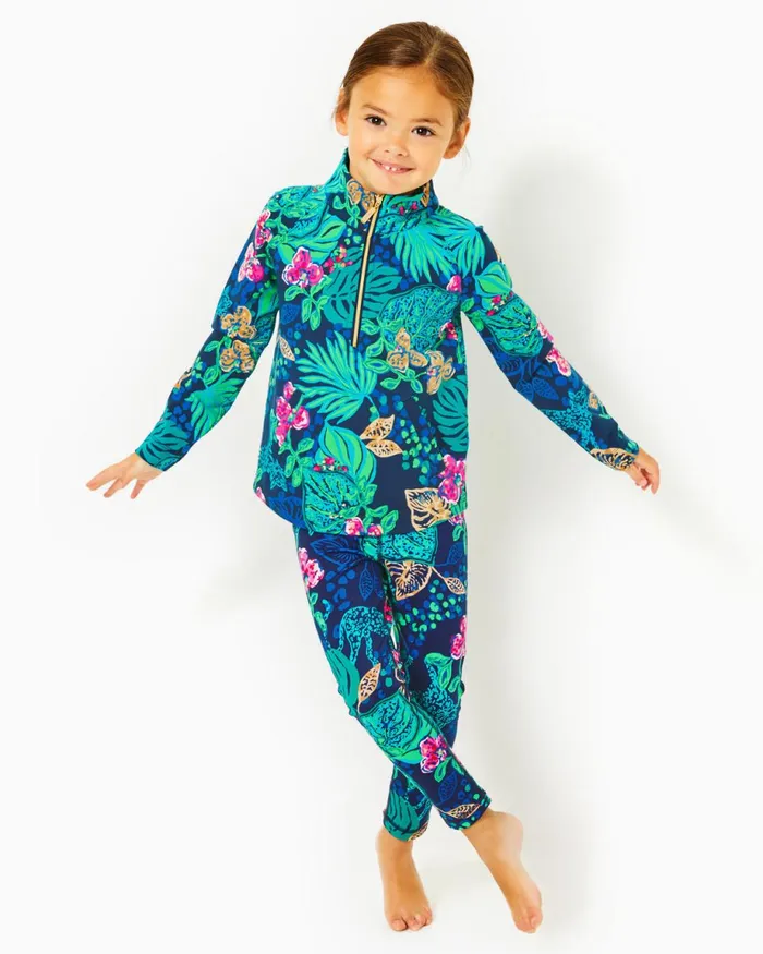 Lilly Pulitzer Girls Little Skipper Popover Low Tide Navy Life Of The Party Girl Tops and Bottoms Lilly Pulitzer Girls Little Skipper Popover Low Tide Navy Life Of The Party Girl Tops and Bottoms