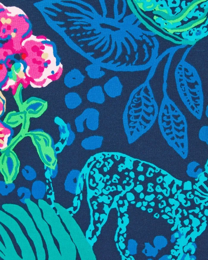 Lilly Pulitzer Girls Little Skipper Popover Low Tide Navy Life Of The Party Girl Tops and Bottoms