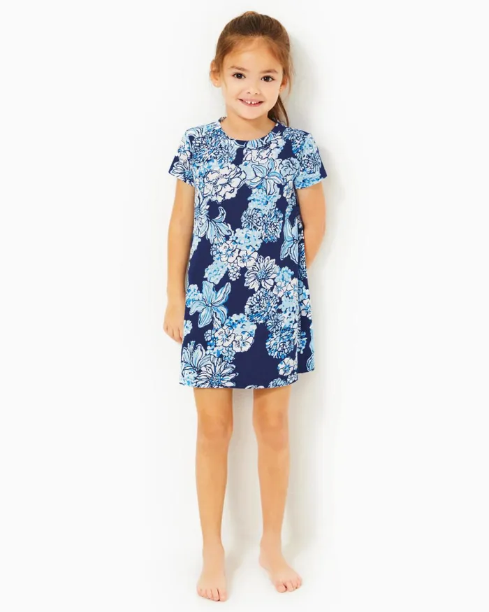 Lilly Pulitzer Girls Mini Cody Cotton Dress Low Tide Navy Bouquet All Day Girl Dresses and Rompers Lilly Pulitzer Girls Mini Cody Cotton Dress Low Tide Navy Bouquet All Day Girl Dresses and Rompers