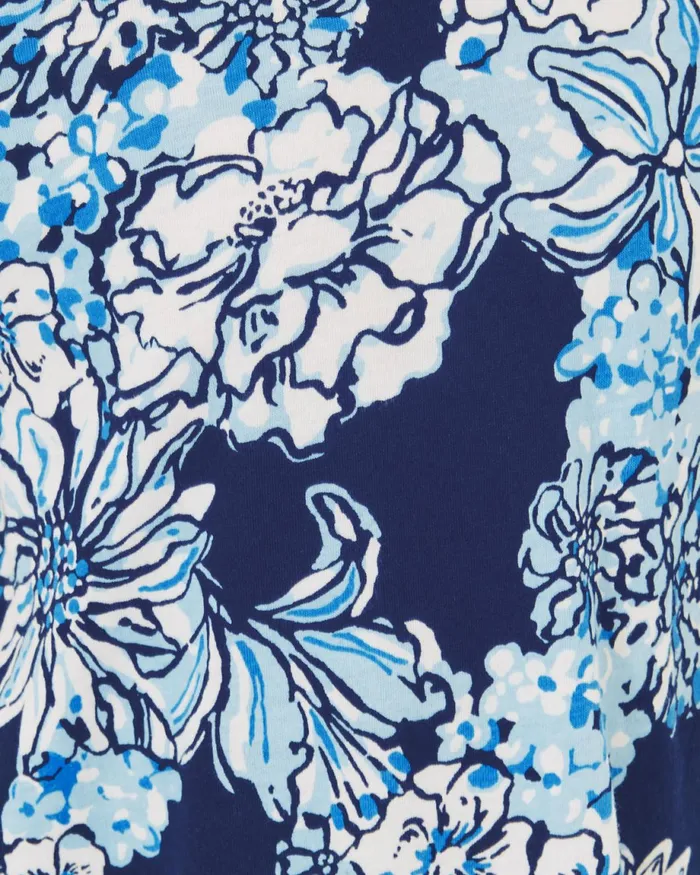 Lilly Pulitzer Girls Mini Cody Cotton Dress Low Tide Navy Bouquet All Day Girl Dresses and Rompers
