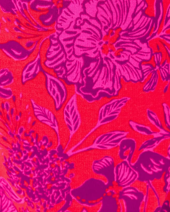 Lilly Pulitzer Girls Mini Jansen Dress Amaryllis Red Secret Hideaway Girl Dresses and Rompers