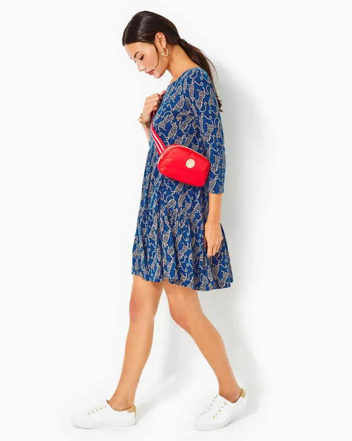 Lilly Pulitzer Jeanie Belt Bag Amaryllis Red Women Bags