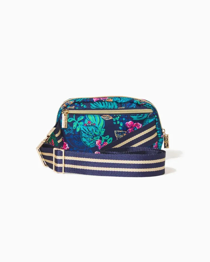 Lilly Pulitzer Jeanie Belt Bag Low Tide Navy Life Of The Party Accessories Small Women Bags
