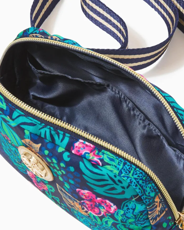 Lilly Pulitzer Jeanie Belt Bag Low Tide Navy Life Of The Party Accessories Small Women Bags