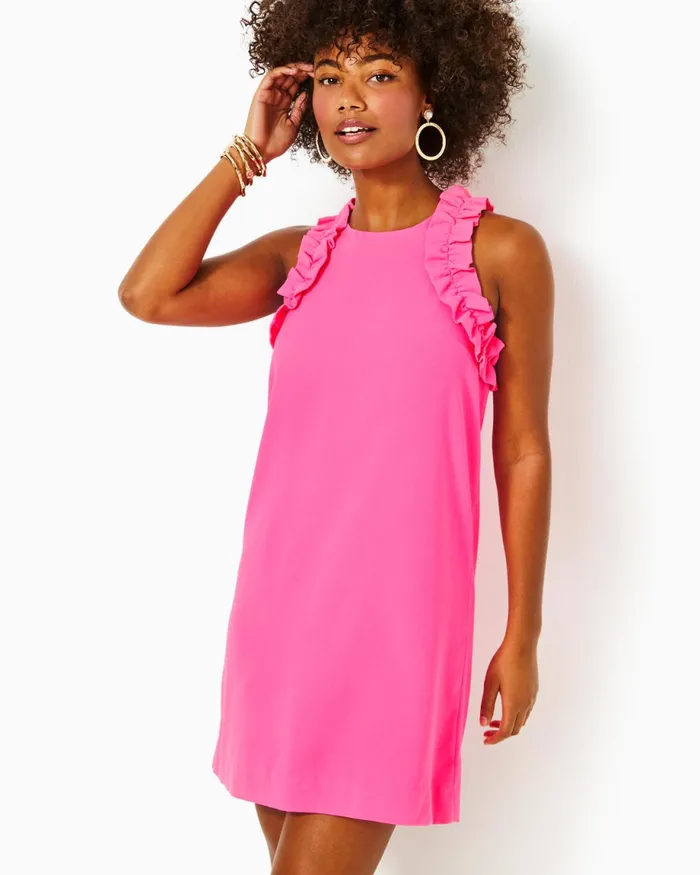 Lilly Pulitzer Kailee Shift Dress Roxie Pink Women Sundresses