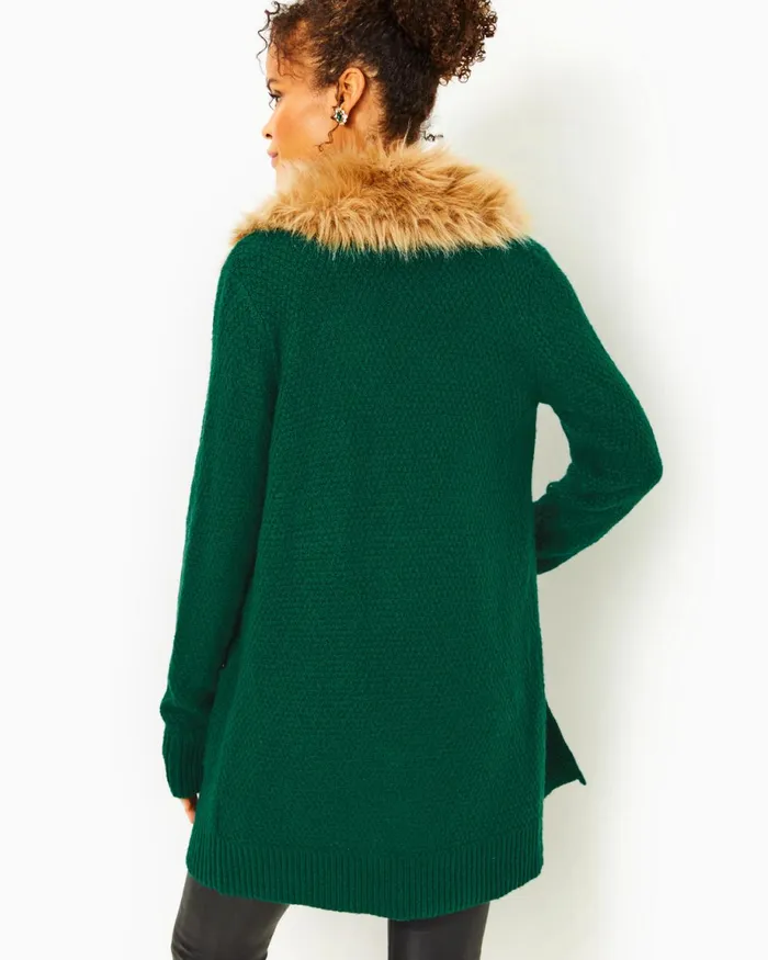 Lilly Pulitzer Kildaire Sweater Set Evergreen Women Tops