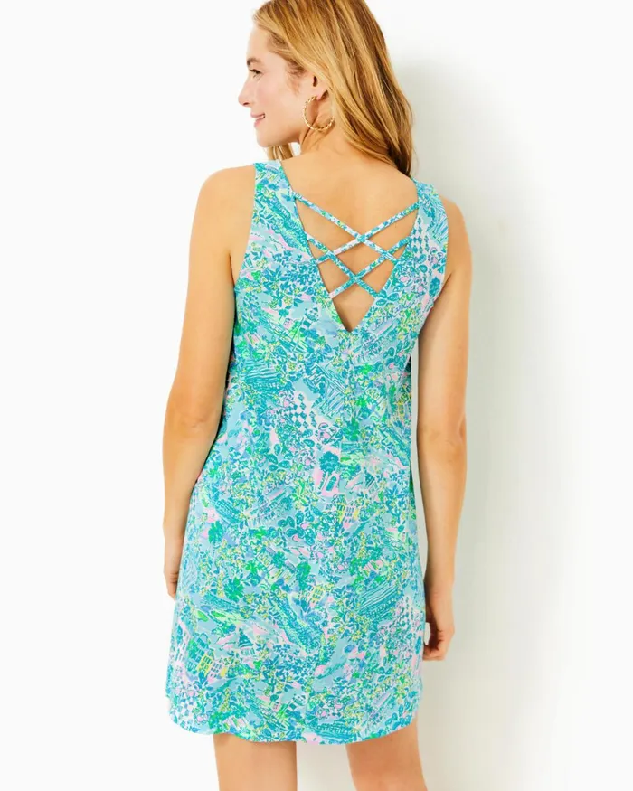 Lilly Pulitzer Kristen Swing Dress Surf Blue Lilly Loves South Carolina Women Swing Dresses