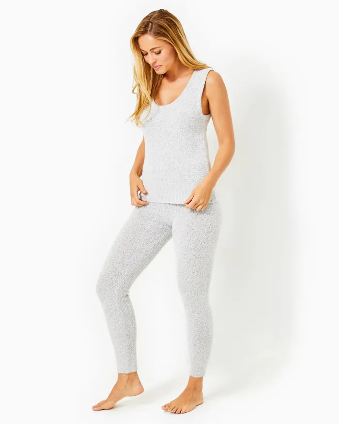 Lilly Pulitzer Maryn Sweater Tank Heathered Lunar Grey Women Tops