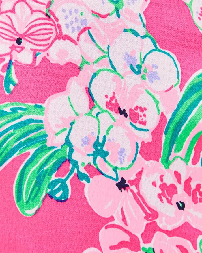 Lilly Pulitzer Maude Long Sleeve Romper Roxie Pink Worth A Look Women Rompers and Jumpsuits