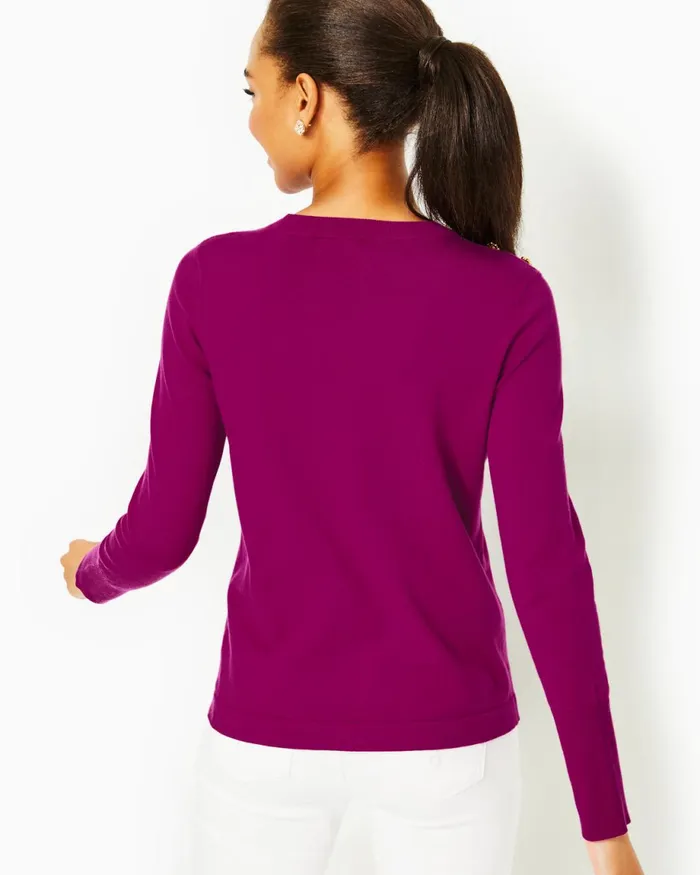 Lilly Pulitzer Morgen Sweater Mulberry Women Tops