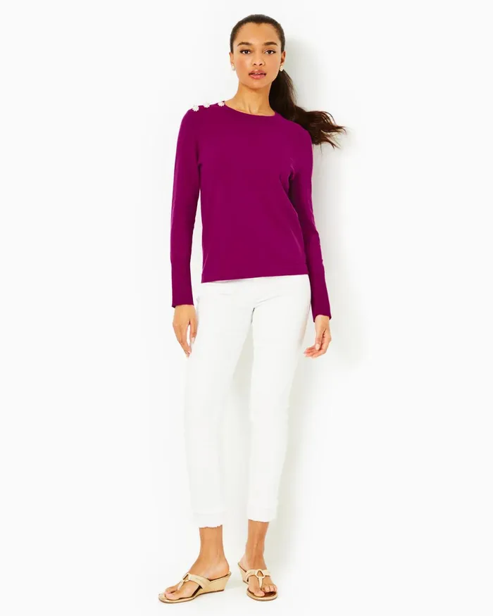 Lilly Pulitzer Morgen Sweater Mulberry Women Tops