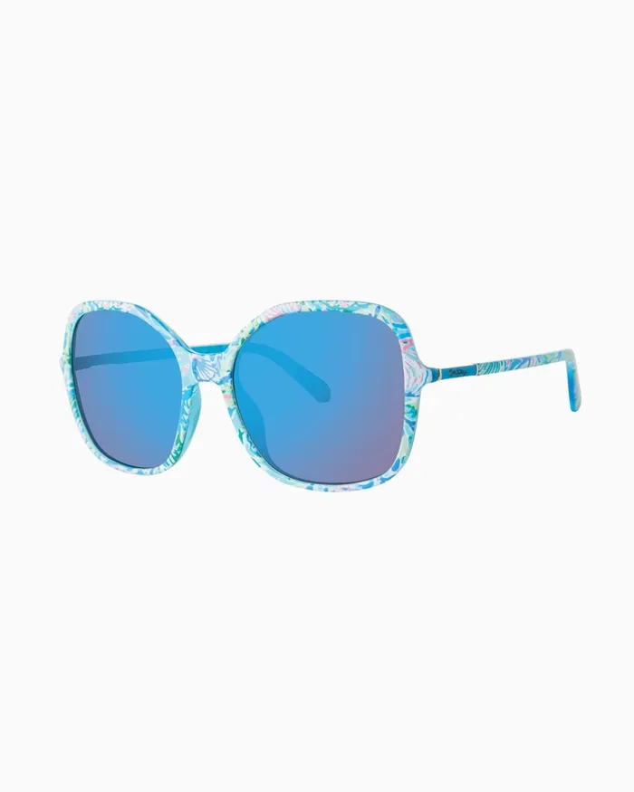 Lilly Pulitzer Norah Sunglasses Surf Blue Soleil It On Me Women Sunglasses and Eyewear Lilly Pulitzer Norah Sunglasses Surf Blue Soleil It On Me Women Sunglasses and Eyewear