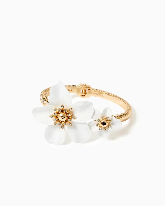 Lilly Pulitzer Orchid Bracelet Resort White Women Jewelry