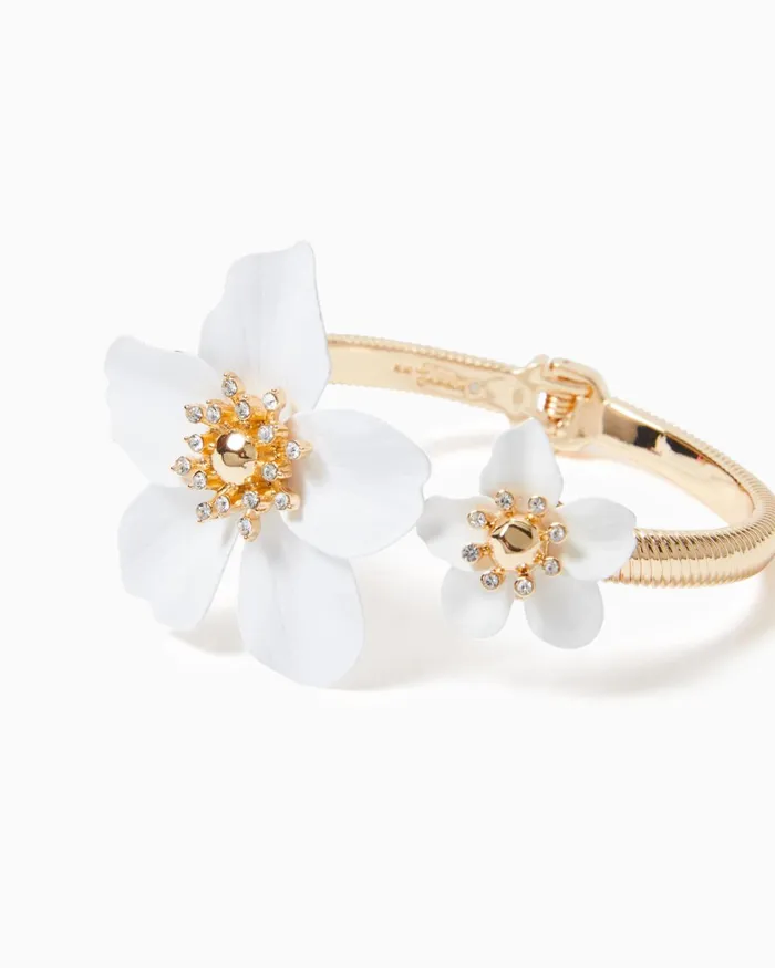 Lilly Pulitzer Orchid Bracelet Resort White Women Jewelry