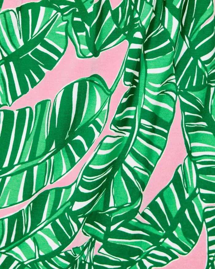 Lilly Pulitzer Parigi Skort Romper Conch Shell Pink Lets Go Bananas Women Rompers and Jumpsuits