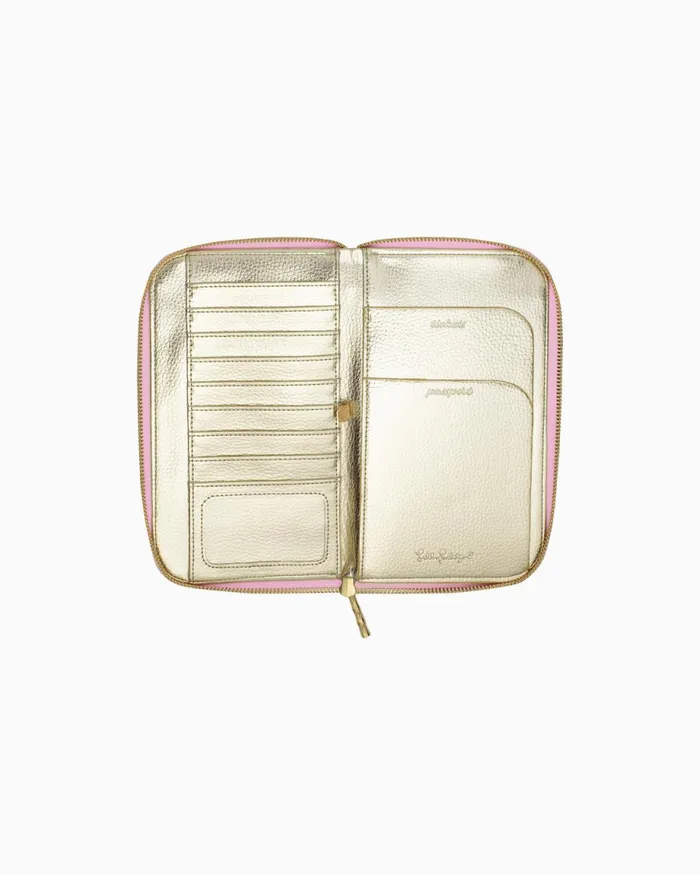 Lilly Pulitzer Passport Travel Wallet Multi Via Amore Spritzer Women Bags