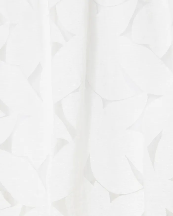 Lilly Pulitzer Ritamarie Ruffle Dress Resort White Flora Faille Women Fit and Flare Dresses