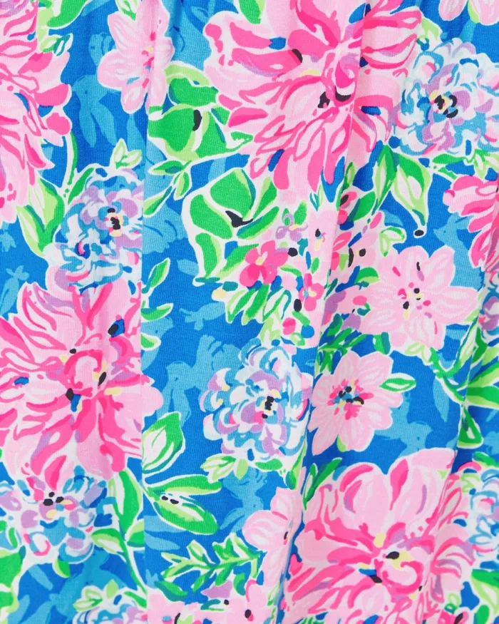 Lilly Pulitzer Riza Long Sleeve Romper Multi Spring In Your Step Women Rompers and Jumpsuits