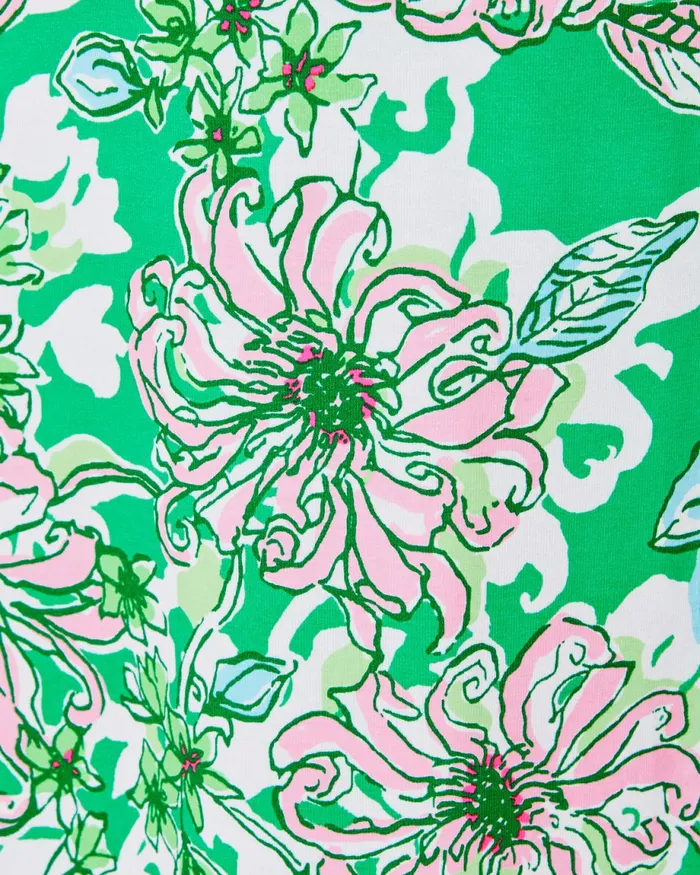 Lilly Pulitzer Sailynn Romper Spearmint Blossom Views Women Rompers and Jumpsuits