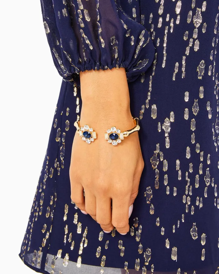 Lilly Pulitzer So Fancy Bracelet Low Tide Navy Women Jewelry