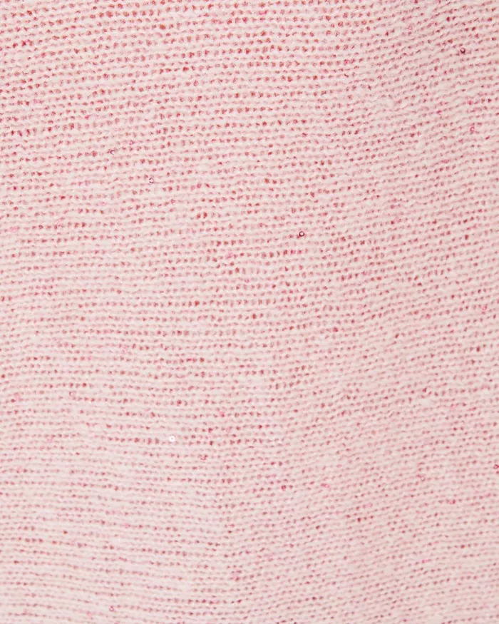 Lilly Pulitzer Soleen Sweater Pink Blossom Metallic Women Tops