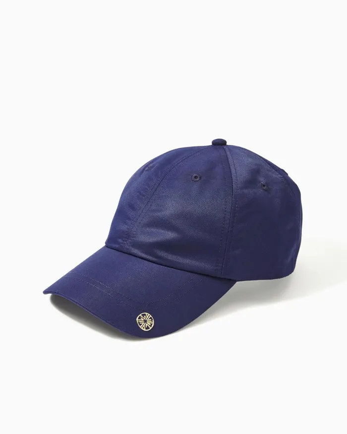 Lilly Pulitzer Solid Run Around Hat True Navy Women Hats and Hair