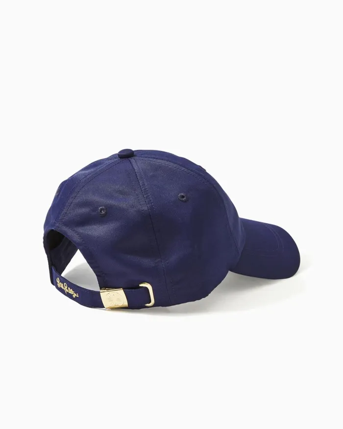 Lilly Pulitzer Solid Run Around Hat True Navy Women Hats and Hair
