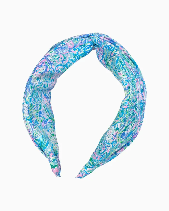 Lilly Pulitzer Twist Headband Surf Blue Soleil It On Me Women Hats and Hair