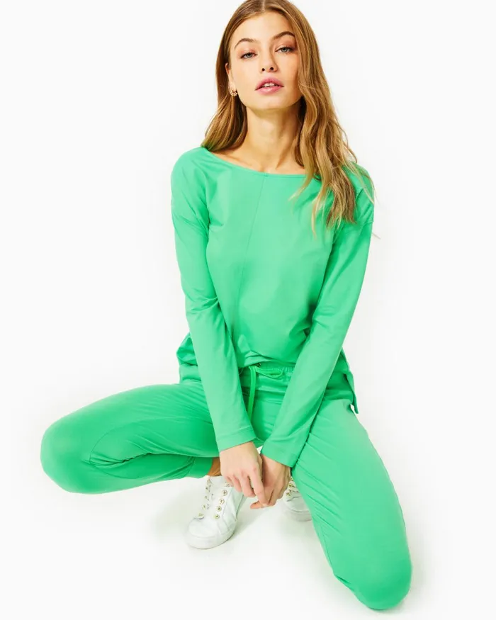 Lilly Pulitzer Upf 50 27034 Lillabeth Pant Spearmint Women Bottoms