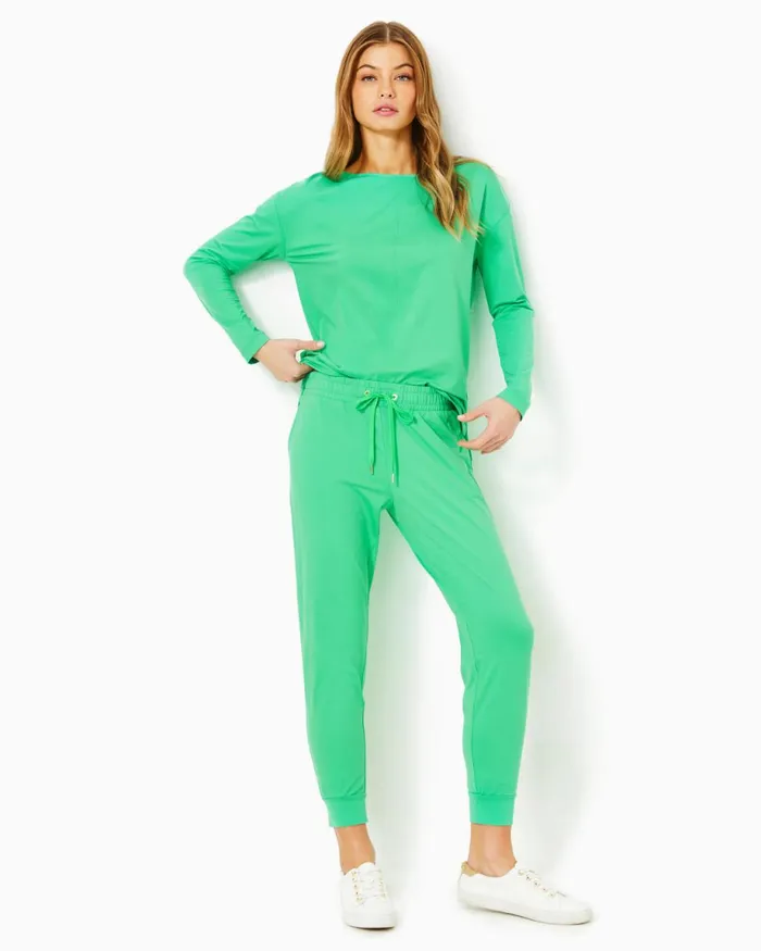 Lilly Pulitzer Upf 50 27034 Lillabeth Pant Spearmint Women Bottoms