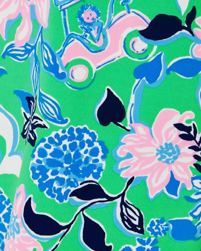 Lilly Pulitzer Upf 50 Girls Mini Frida Polo Dress Spearmint Golf Till You Drop Girl Dresses and Rompers