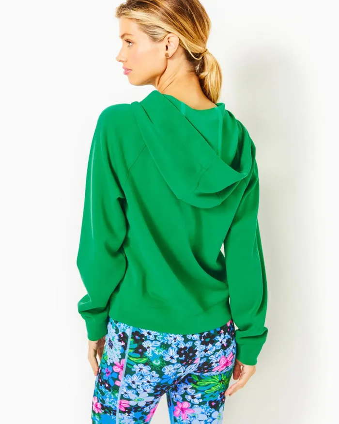 Lilly Pulitzer Upf 50 Kendy Pullover Kelly Green Women Tops