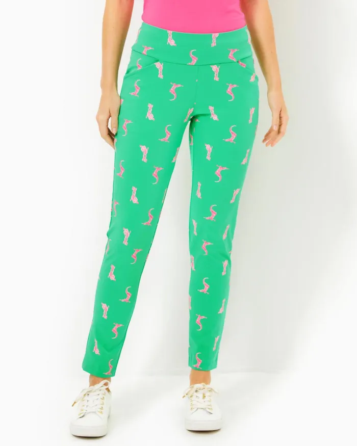 Lilly Pulitzer Upf 50 Luxletic 28034 Corso Golf Pant Spearmint Par Tee Animals Golf Women Bottoms