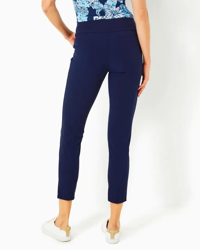 Lilly Pulitzer Upf 50 Luxletic 28034 Corso Pant True Navy Women Bottoms