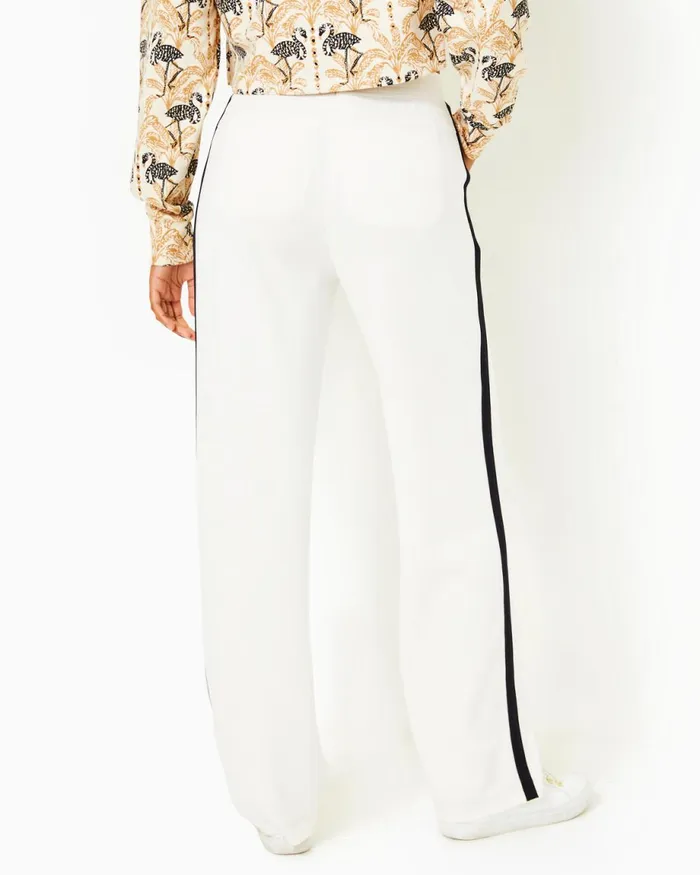 Lilly Pulitzer Upf 50 Luxletic 305034 Dylana Track Pant Coconut Women Bottoms