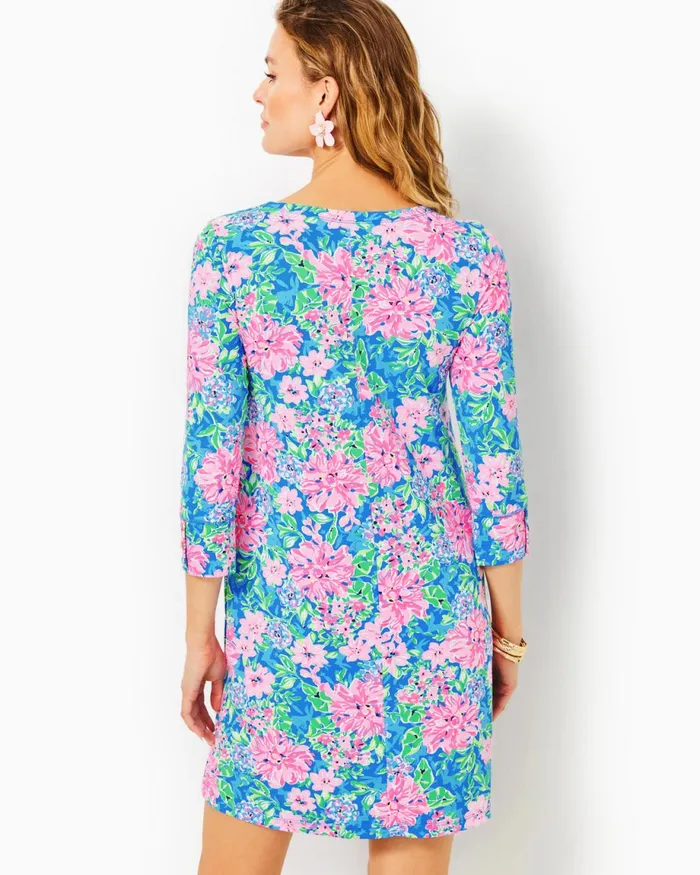 Lilly Pulitzer Upf 50 Solia Chillylilly Dress Multi Spring In Your Step Women Swing Dresses