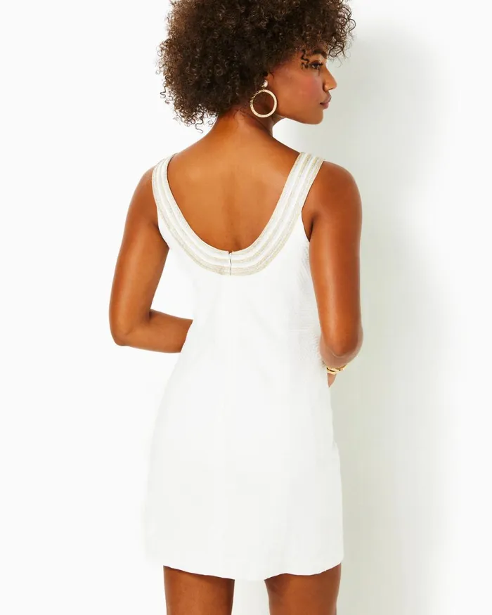 Lilly Pulitzer Valli Shift Dress Resort White Women Shift Dresses