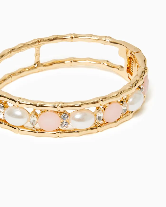 Lilly Pulitzer Via Parigi Bangle Conch Shell Pink Women Jewelry