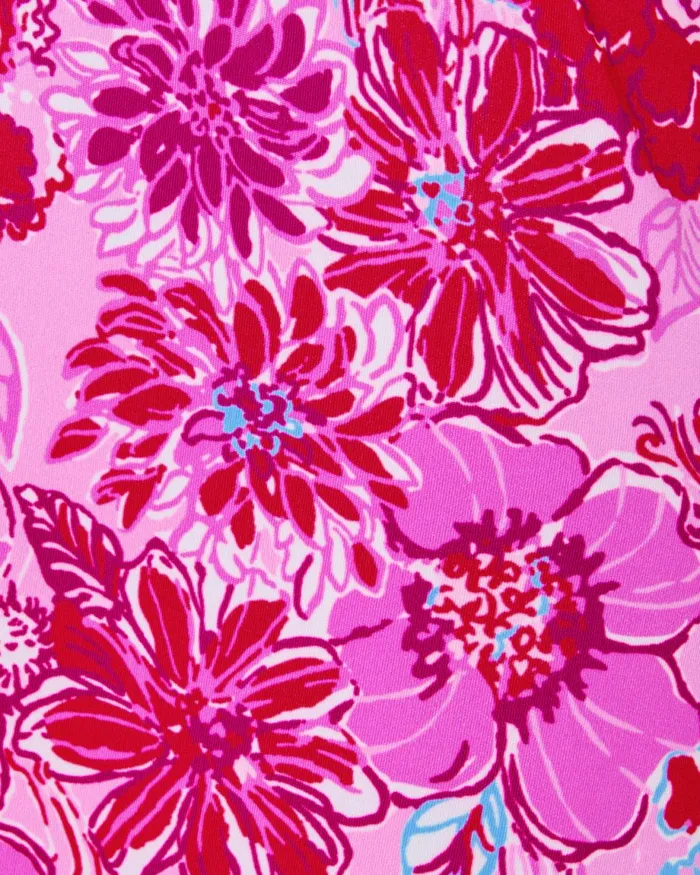 Lilly Pulitzer Wyota Halter Maxi Dress Lilac Thistle In The Wild Flowers Women Fit and Flare Dresses