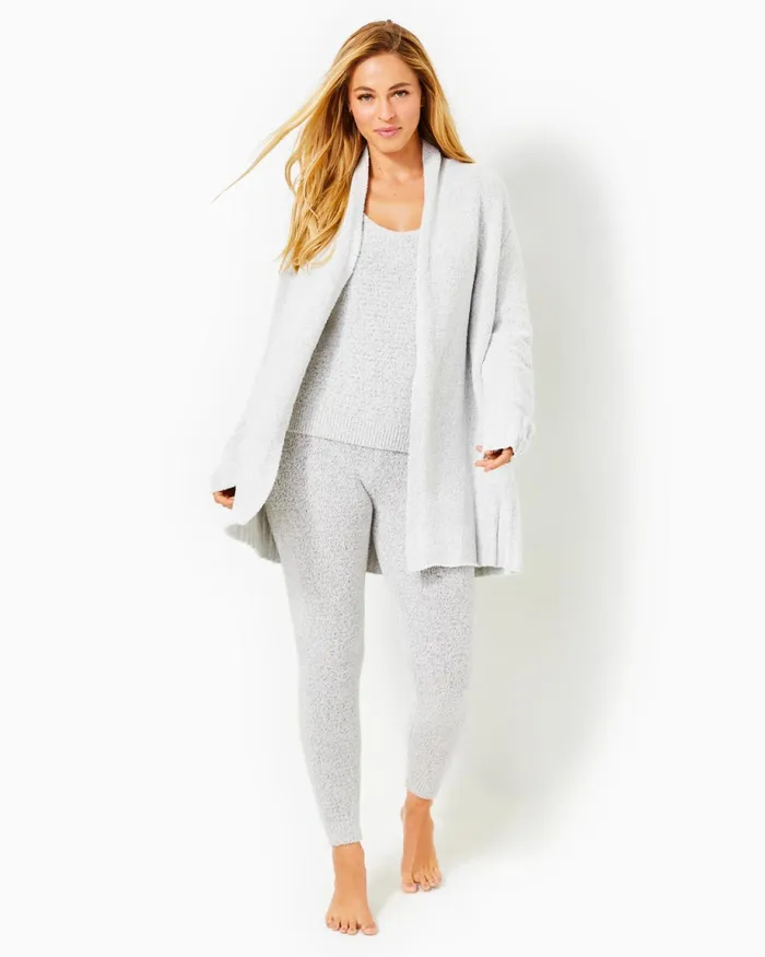 Lilly Pulitzer Zani Cardigan Heathered Lunar Grey Women Tops