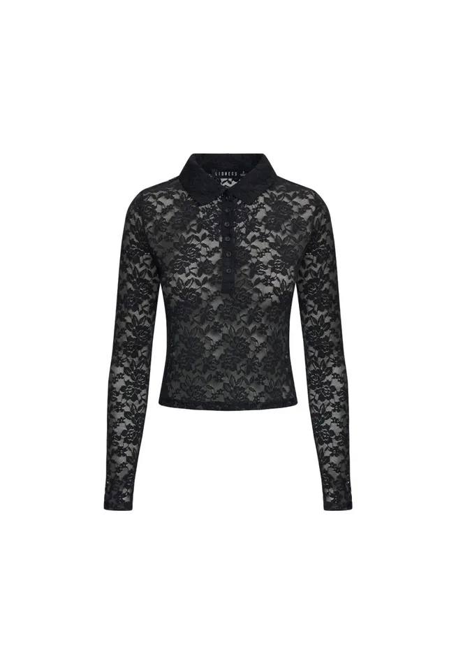 Lioness Fashion BLACK SWAN POLO Onyx Women Sets and Coords Lioness Fashion BLACK SWAN POLO Onyx Women Sets and Coords
