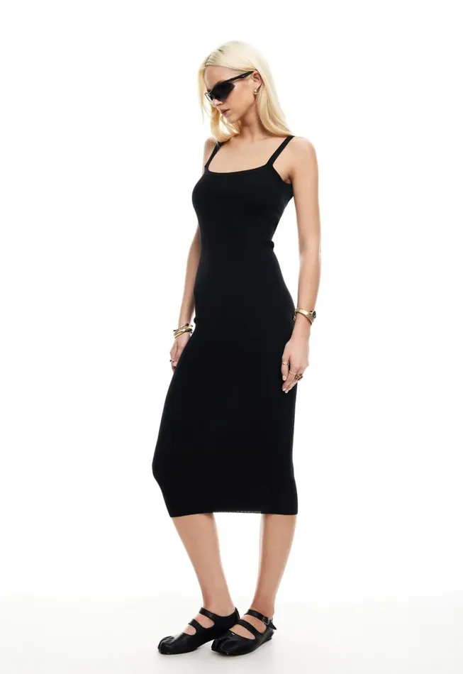 Lioness Fashion BRAT MIDI DRESS Onyx Women Dresses Lioness Fashion BRAT MIDI DRESS Onyx Women Dresses