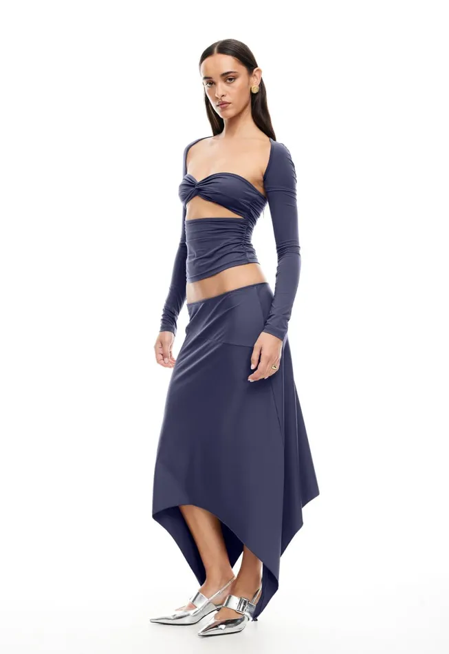 Lioness Fashion CHERIE MIDI SKIRT Mineral Women Skirts Lioness Fashion CHERIE MIDI SKIRT Mineral Women Skirts