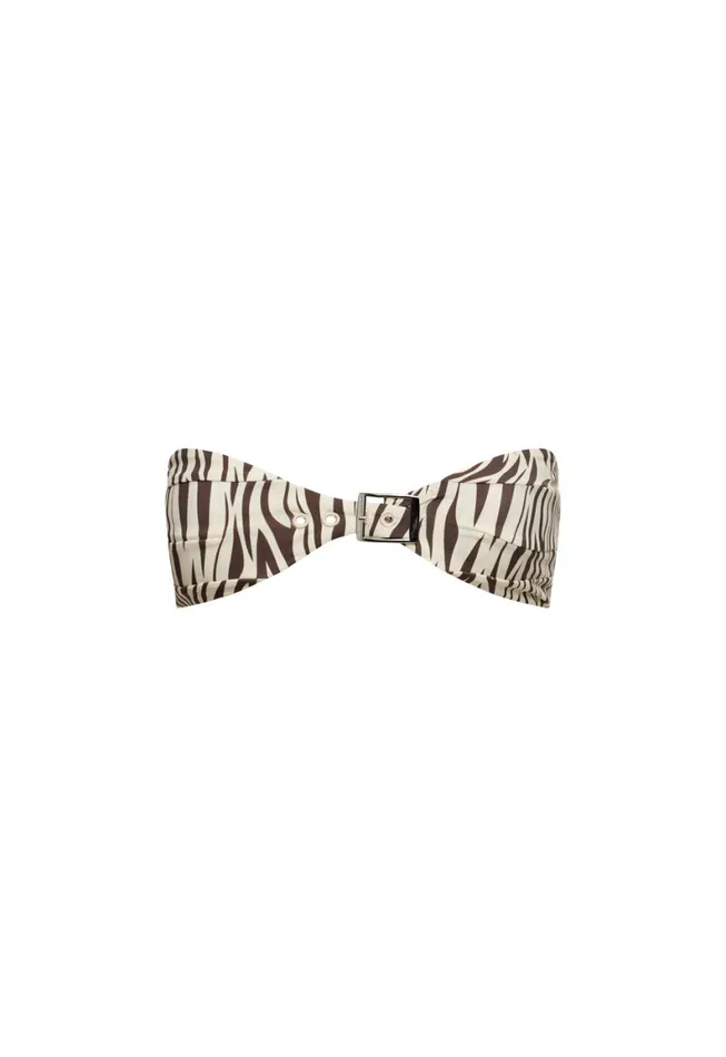 Lioness Fashion CLAUDIA BANDEAU Zebra Women Tops