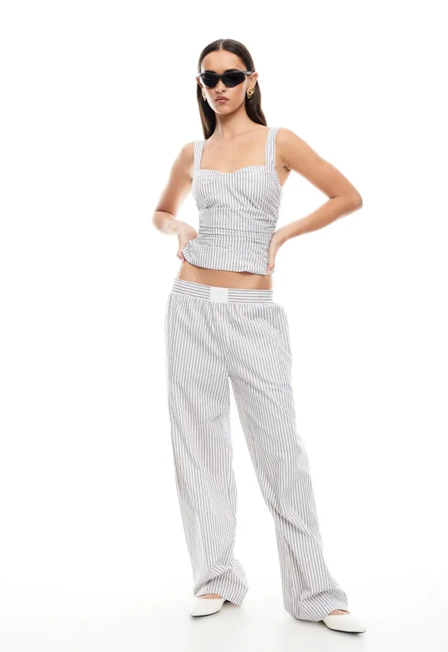 Lioness Fashion COBAIN PANT Ivory Multi Stripe Women Bottoms Lioness Fashion COBAIN PANT Ivory Multi Stripe Women Bottoms